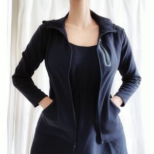 Old Navy Black Zip-Up Hoodie